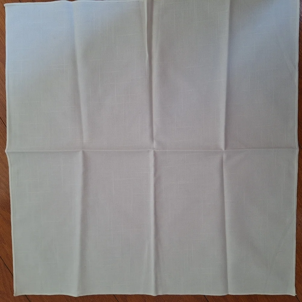 Elegant White Cloth Napkins